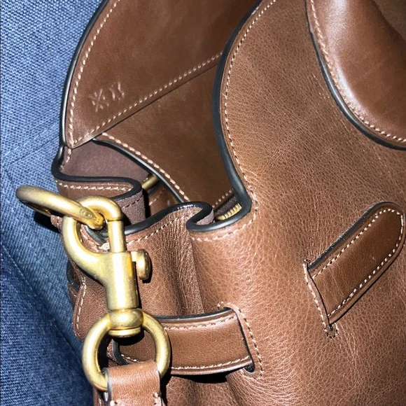 Coach Soft Empire Carryall Bag 48 Maple Dark Brown Leather - Picture 11 of 11